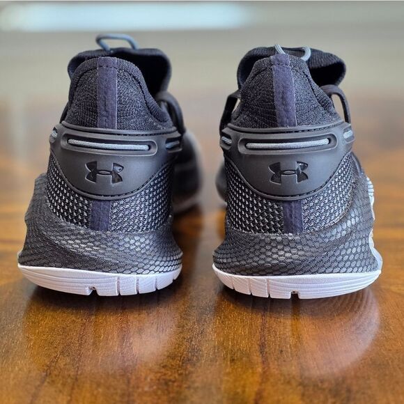 Under Armour UA Stephen Curry 6 Team Black Gold Metallic HOVR Size 10 Warriors - Picture 5 of 16